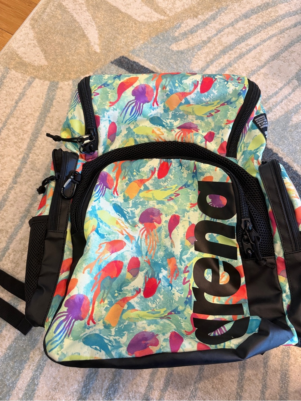 Arena Spiky III 35 Allover mermaid swim backpack